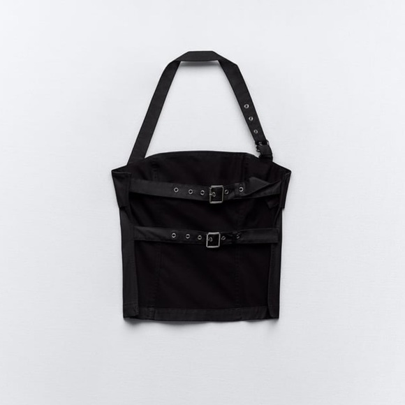 Waxed Halter Top - Picture 2 of 5